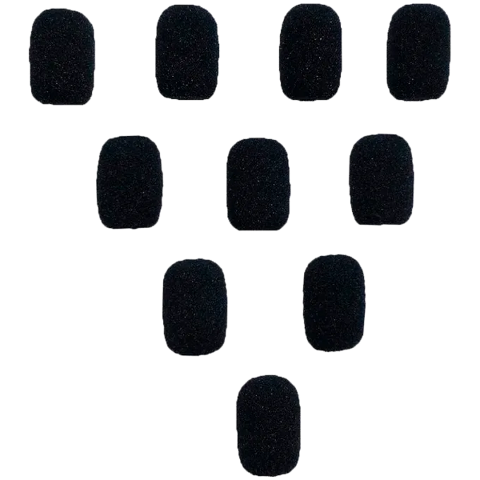 JABRA  Slim Foam Mic Covers for BlueParrott B250 Series headsets (10 pcs in bag) — image 1