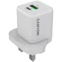 CANYON charger CU20AC GaN 20W 1xPD 1xQC UK White