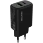 CANYON charger OnCharge 200 20W 1xPD 1xQC EU Black