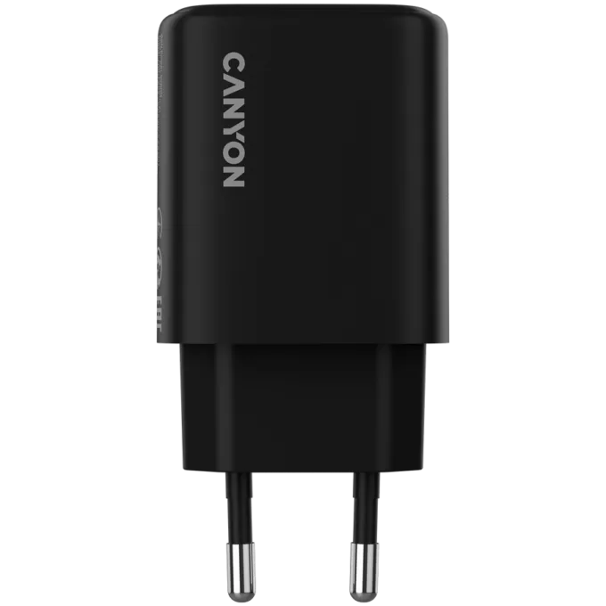 CANYON charger OnCharge 200 20W 1xPD 1xQC EU Black — image 2
