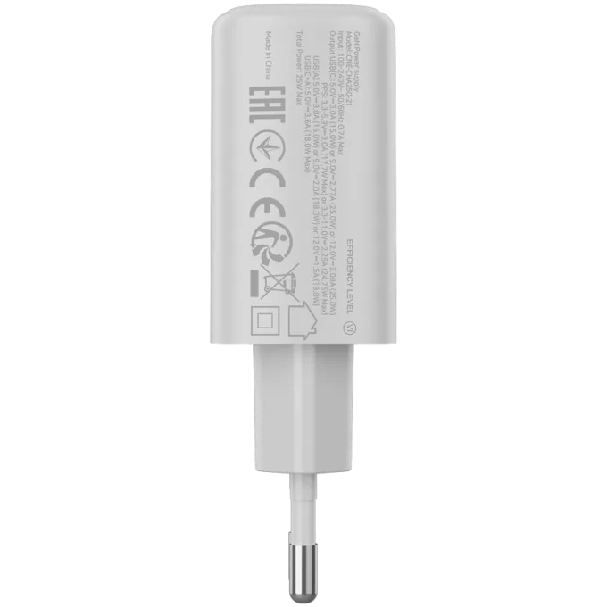 CANYON charger OnCharge 250 25W 1xPD 1xQC EU White — image 3