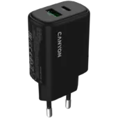 CANYON charger OnCharge 250 25W 1xPD 1xQC EU Black