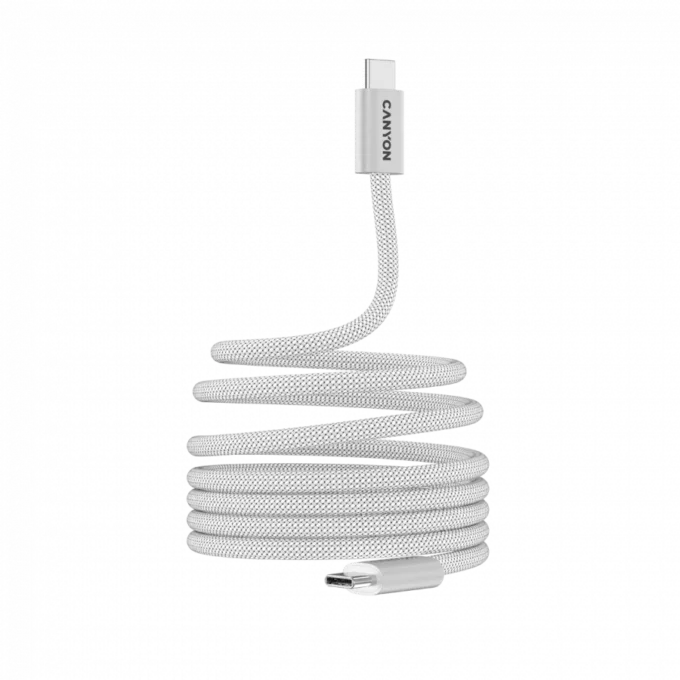 CANYON cable OnWire 60MG C-C 60W Magnet Braided 1m White — image 2