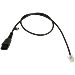 JABRA QD Cord to RJ45, straight, 0,5 meters; for Agfeo ST40