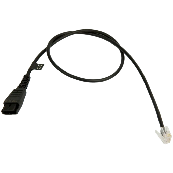 JABRA QD Cord to RJ45, straight, 0,5 meters; for Agfeo ST40 — image 1