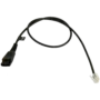 JABRA QD Cord to RJ45, straight, 0,5 meters; for Agfeo ST40