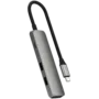 SATECHI 4-in-1 USB-C Slim Multiport Adapter 4K (Space Grey)