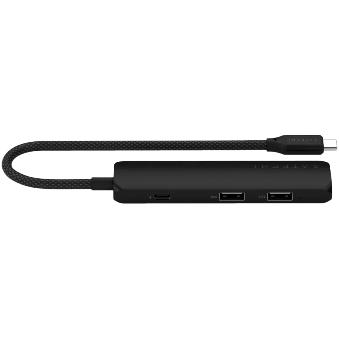 SATECHI 4-in-1 USB-C Slim Multiport Adapter 4K (Black) — image 4