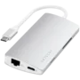 SATECHI Type-C Multi-Port Adapter 4K with Ethernet V2 Silver