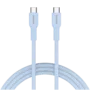 CANYON cable OnWire 60CL C-C 60W COLOR Braided 1m Light Blue