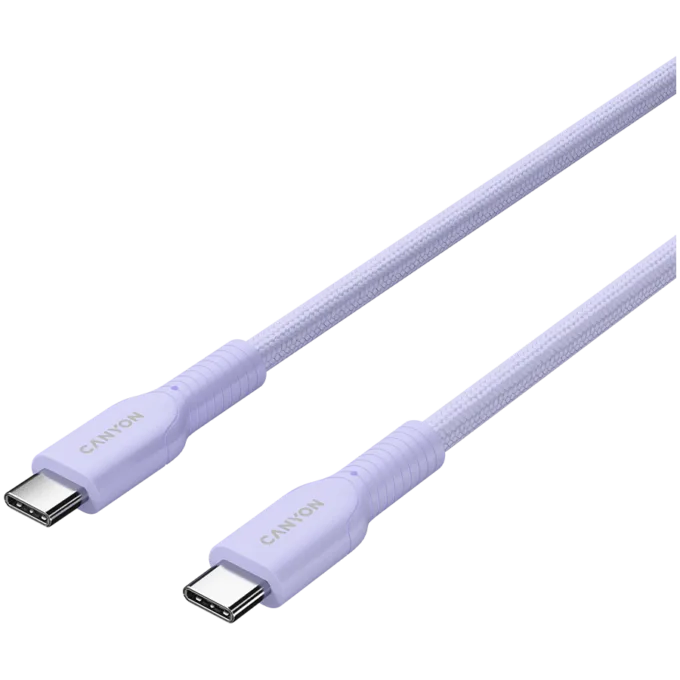 CANYON cable OnWire 60CL C-C 60W COLOR Braided 1m Purple — image 2