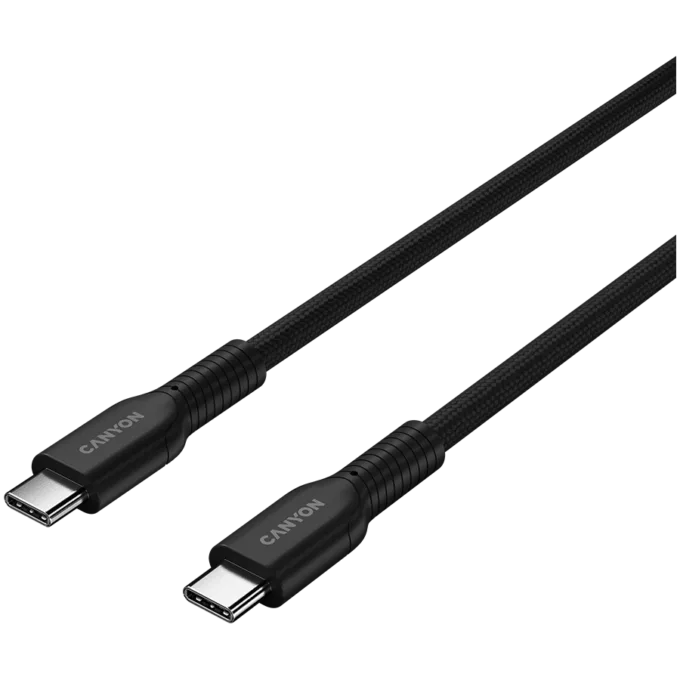CANYON cable OnWire 60CL C-C 60W COLOR Braided 1m Black — image 2