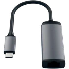 SATECHI Aluminum Type-C to Gigabit Ethernet Adapter Space Gray