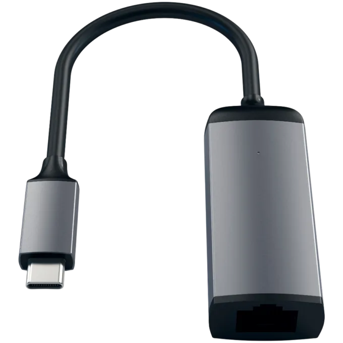 SATECHI Aluminum Type-C to Gigabit Ethernet Adapter Space Gray — image 1