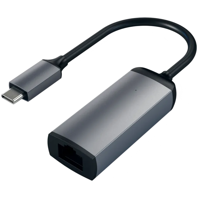 SATECHI Aluminum Type-C to Gigabit Ethernet Adapter Space Gray — image 2