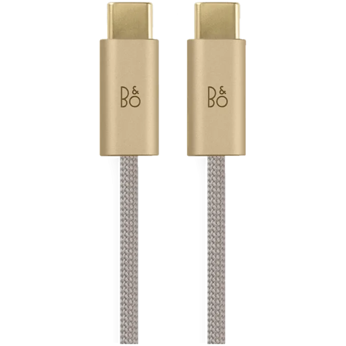 Beoplay H100 Charging Cable Fabric Hourglass Sand — image 1