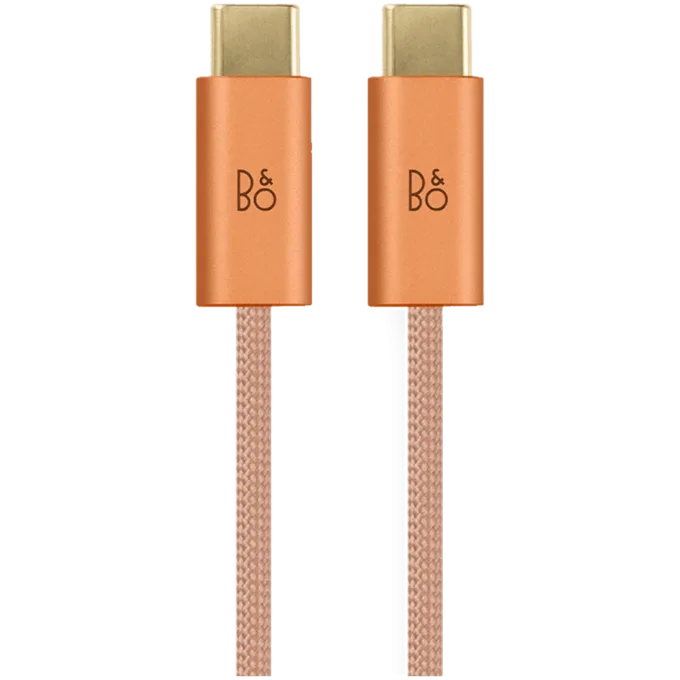 Beoplay H100 Charging Cable Fabric Sunset Apricot — image 1