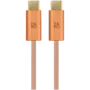 Beoplay H100 Charging Cable Fabric Sunset Apricot