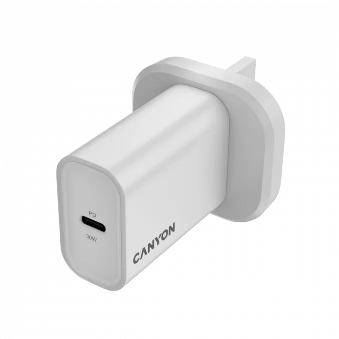 CANYON charger OnCharge 30CL Max Power 30W 1xPD UK White — image 3