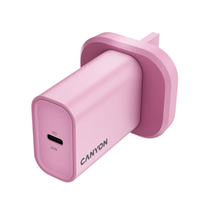 CANYON charger OnCharge 30CL Max Power 30W 1xPD UK Pink — image 3