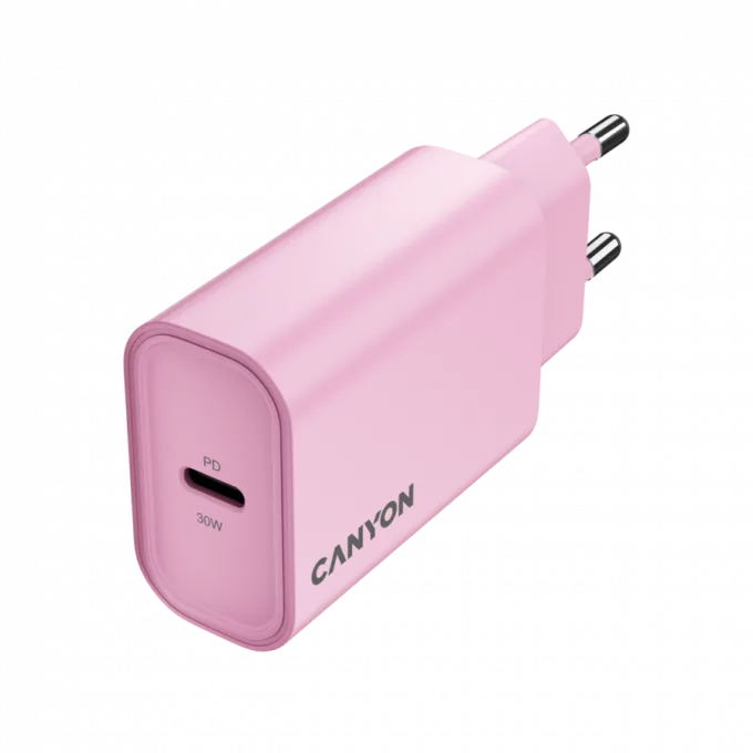 CANYON charger OnCharge 30CL Max Power 30W 1xPD EU Pink — image 2