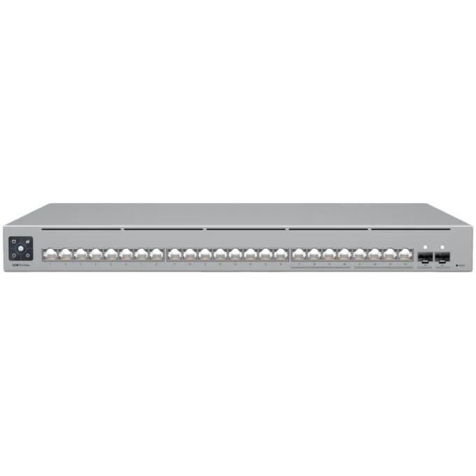 Ubiquiti 24-port, Layer 3 Etherlighting switch with 2.5 GbE, 8x 2.5 GbE RJ45 ports, 16x GbE RJ45 ports, 2x 10G SFP+ ports — image 1