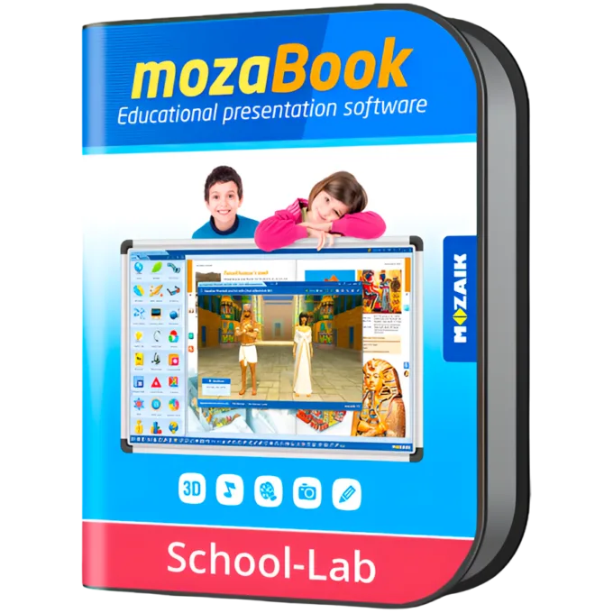 mozaBook SCHOOL-LAB - one chosen language / one device / 1 Year — image 1