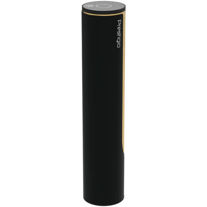 Prestigio Maggiore, smart wine opener, 100% automatic, opens up to 70 bottles without recharging, foil cutter included, premium design, 480mAh battery, Dimensions D 48*H228mm, black + gold color. — image 11