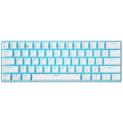 ROYAL KLUDGE RK61 White Gaming Keyboard Brown switch