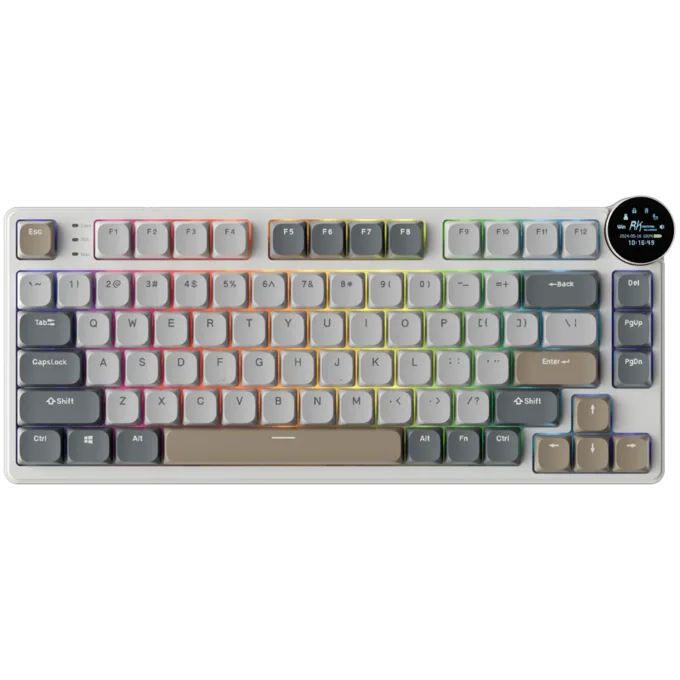 ROYAL KLUDGE RK N80 Pearly Dawn Gaming Keyboard Red switch — image 1