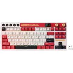 ROYAL KLUDGE RK M87 Famicom Gaming Keyboard Cream switch