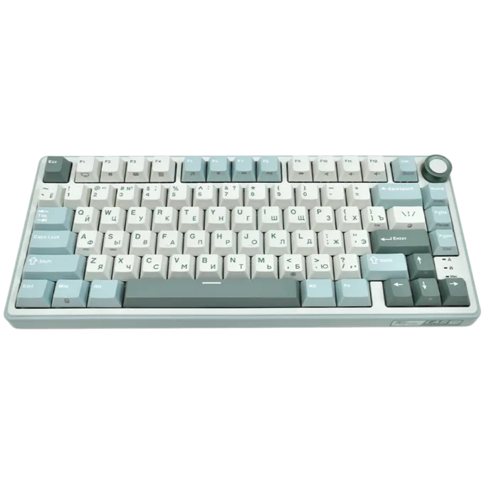 ROYAL KLUDGE R75 Sky Cyan Gaming Keyboard Brown switch — image 1
