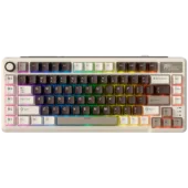 ROYAL KLUDGE RK L75 Mocha Grey Gaming Keyboard Beige switch