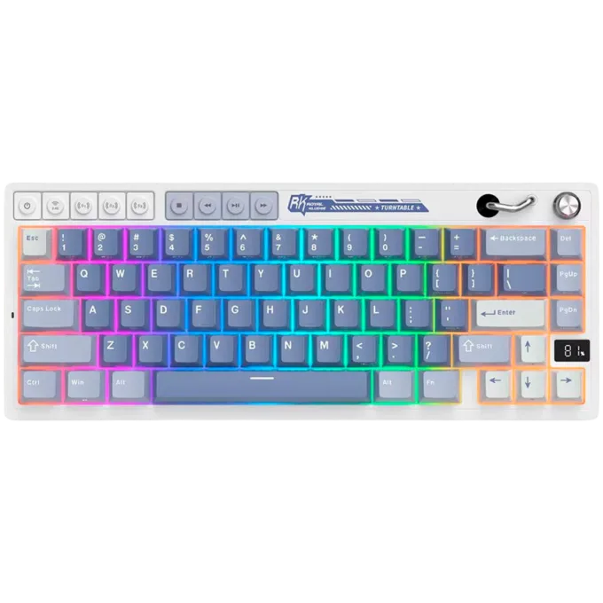 ROYAL KLUDGE RK M65 Ocean Blue Gaming Keyboard Cream switch — image 1