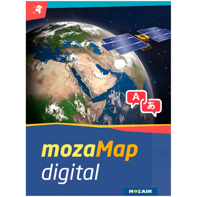 Multilingual Geographical Digital Atlas - Secondary School. 1year, 1device. 288 maps. — image 1
