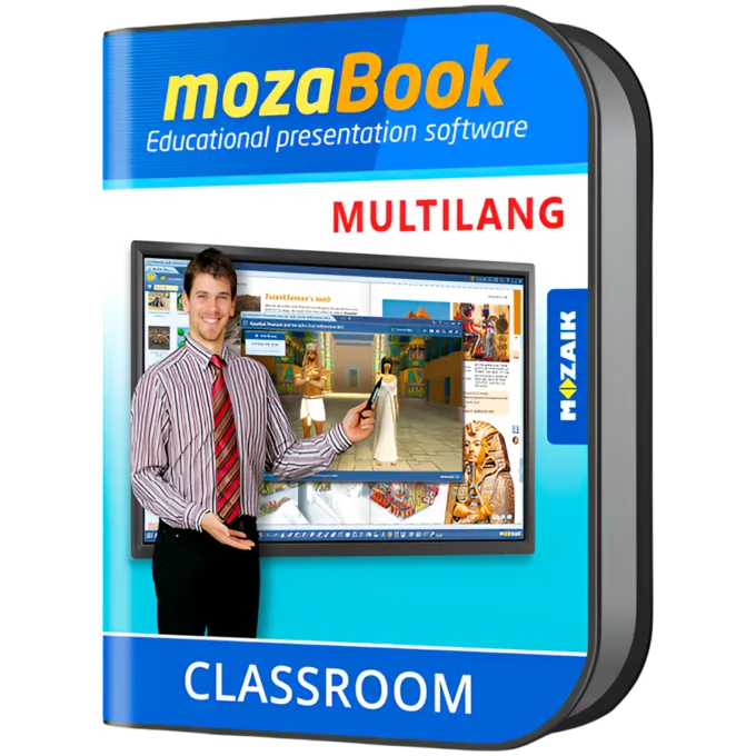 mozaBook MULTILANG - 40 languages / one device/ 1 Yearinteractive educational presentation software for teachers — image 1