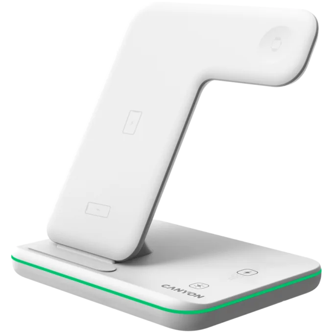 CANYON wireless charger WS-303 15W 3in1 UK White — image 3