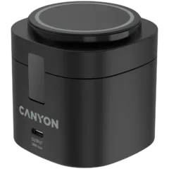 Canyon 4 in 1 Wireless Charging Stand, 30W max, Size: 70x70x70.3mm, weight: 414g, with 1M cable, black