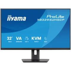 Iiyama PROLITE XB3294UHSCP-B1 LED monitor 31.5 3840 x 2160 4K 60 Hz VA 400 cd  3000 2 ms HDMI DP USB-C SPEAKERS BLACK