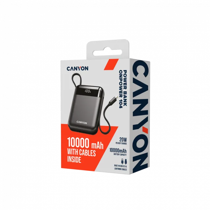 CANYON power bank OnPower 104 10000mAh Black — image 5