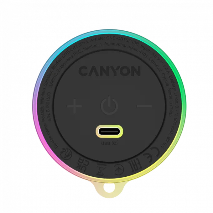 CANYON Magnetic BT speaker OnMove 13 5W Black — image 1