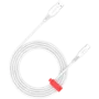 CANYON cable Onwire 18TP USB-A to USB-C 2m,18W TPE 2m White