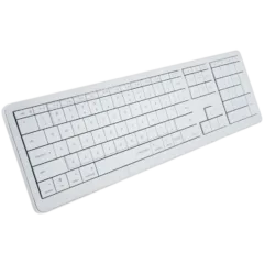 CLEVETURA CLVX 1 Touch-On-Keys AI Wireless Keyboard, ANSI US Mac layout, Scissor Switches, Aluminum Chassis, Interactive RGB, Mac/iPad/AppleTV/PC support