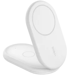 BELKIN Qi2 15w Magnetic 2in1 Stand, White