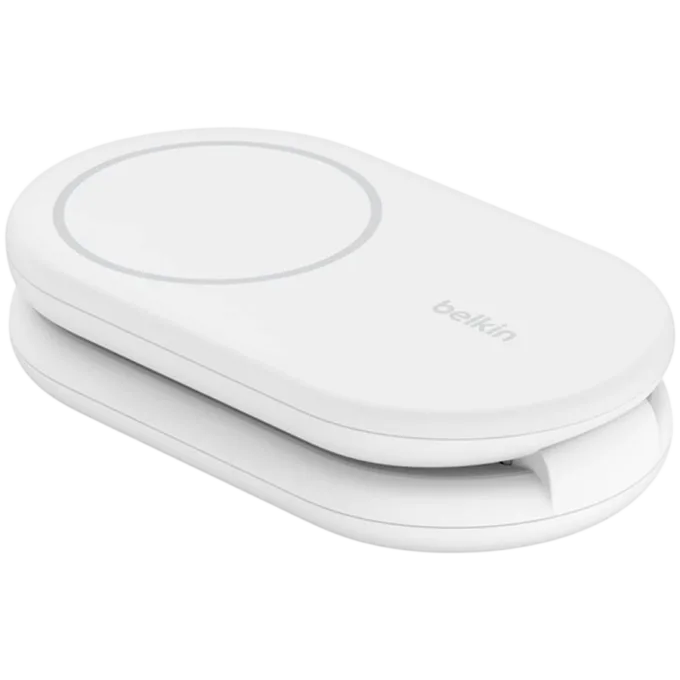 BELKIN Qi2 15w Magnetic 2in1 Stand, White — image 2