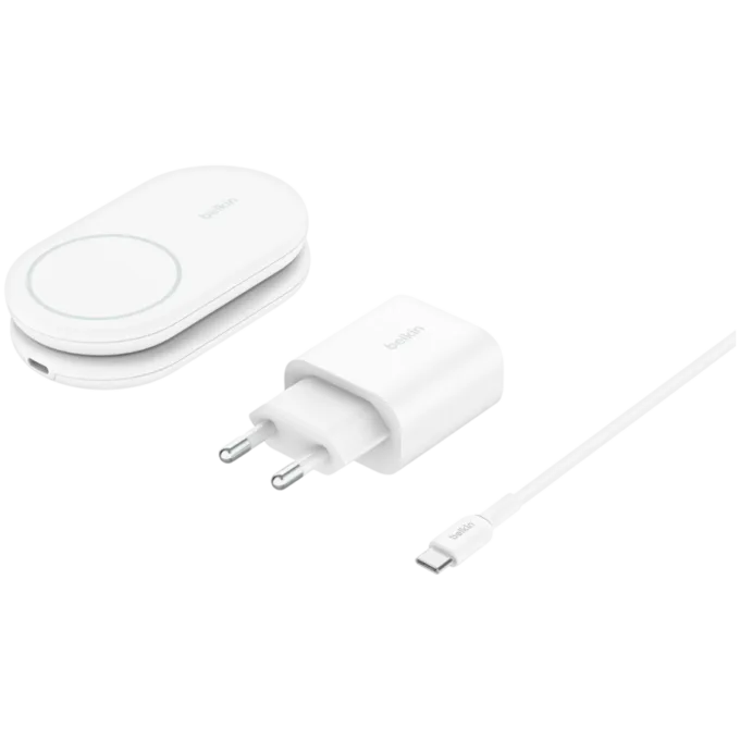 BELKIN Qi2 15w Magnetic 2in1 Stand, White — image 4