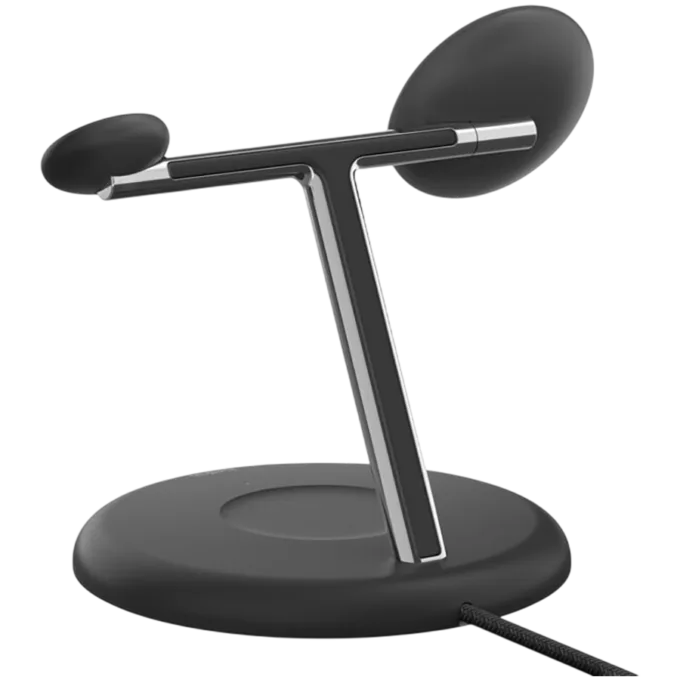 BELKIN PRO 3in1 Qi2 15w Magnetic Adjustable Charging Stand, Black — image 3