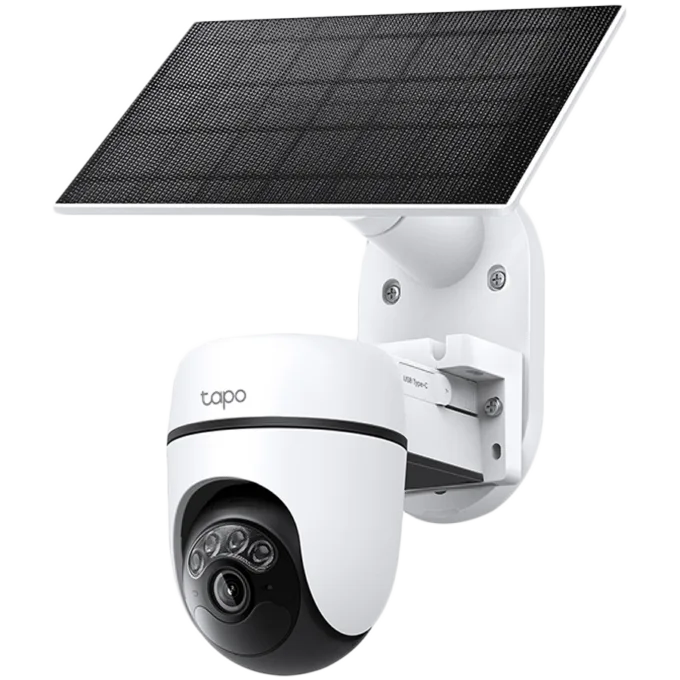 Solar-Powered Pan/Tilt Security Camera Kit — image 1