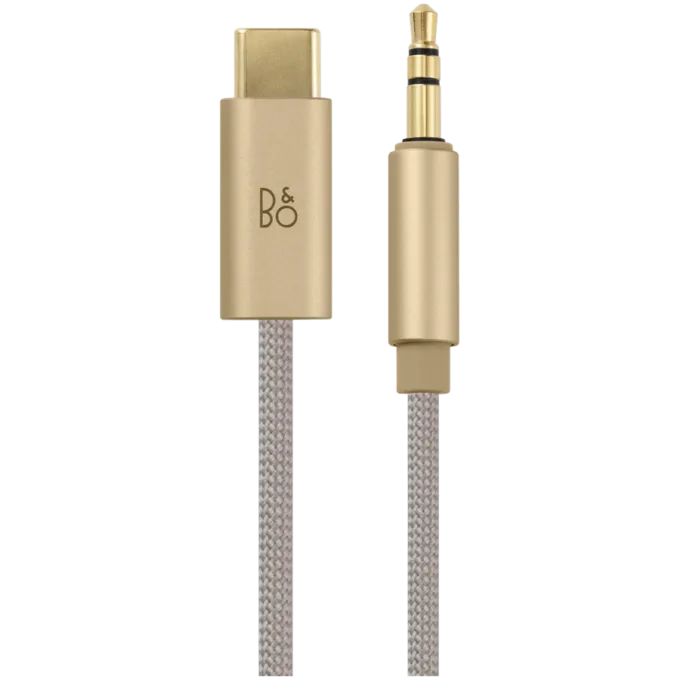 Beoplay H100 Audio Cable Fabric Hourglass Sand — image 1