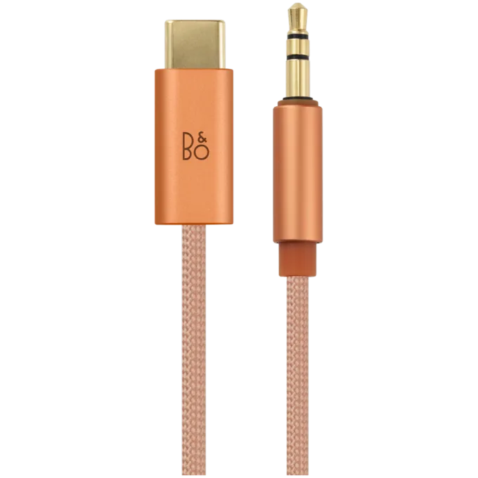 Beoplay H100 Audio Cable Fabric Sunset Apricot — image 1